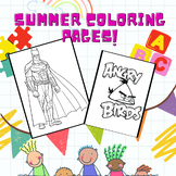 Summer coloring pages !