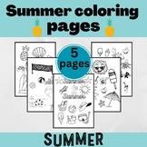Summer Coloring Pages , Summer Activities