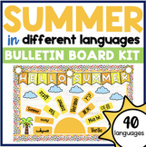 Summer in Different Languages Bulletin Board