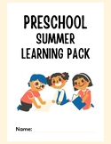 Summer learning packet for preschool PREK kindergarten get