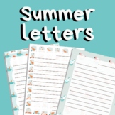 Summer letter writing template l FREE (distance learning)