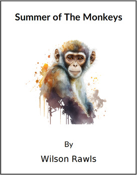 Preview of Summer of The Monkeys - (Lesson Plan)