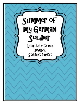 Preview of Summer of my German Soldier Literature Circle Journal Student Packet