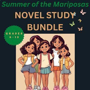 Preview of Summer of the Mariposas Novel Study & Activities BUNDLE, GOOGLE SLIDES