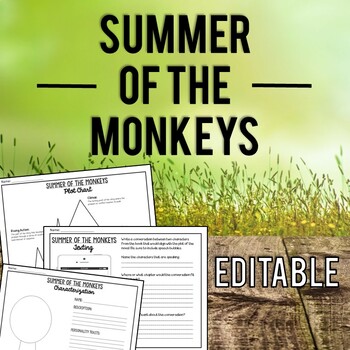 Preview of Summer of the Monkeys: Novel Study