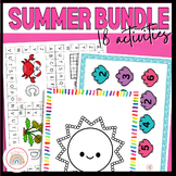 Summer themed fine motor activities. BUNDLE. Over 18 Activ