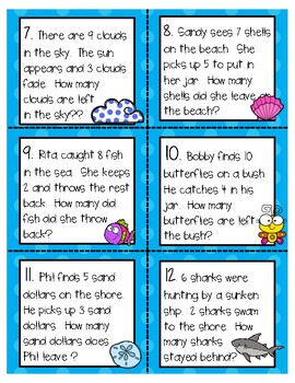 Summertime Word Problems by Sweet Sweet Elementary | TpT