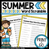 Summer Word Scramble | TPT Dollar Deals