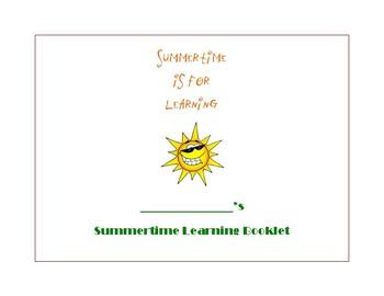 Preview of Summertime of Learning Booklet