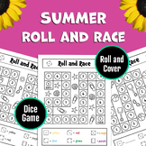 Summer Roll and Race Dice Game | Roll and Cover | Back to 