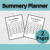 Summery Planner, Summer, Planner