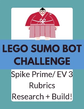 Preview of Sumobot Challenge | Rubrics included | Lego | Robot | Spike | EV3 | Engineering