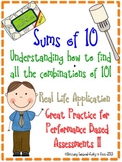 Sums of 10- Understanding the Combinations of Ten 1.0A.6