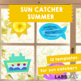 Sun Catcher - Summer: 12 templates for summer-themed sun catchers