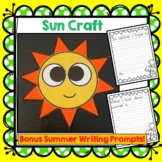 Sun Craft, Summer Writing prompt and Craft