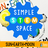 Sun Earth Moon Model Simple STEM Challenge | Solar System 