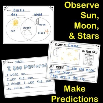 Sun Earth and Moon Phases Activities for Outer Space Unit by Wendy Wished