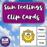 Sun Feelings Clip Cards - Summer Emotions for ESL, Special