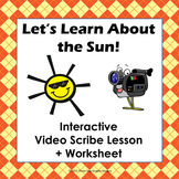 Sun Facts Interactive Video Scribe Lesson and Notebook Pag