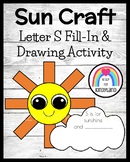 Sun Letter S Alphabet Craft - Beginning Sounds - Phonemic 