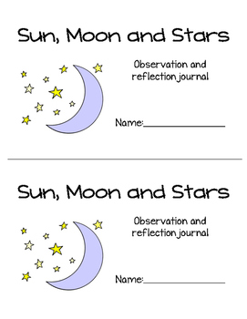 Preview of Sun, Moon and Stars Observation Journal