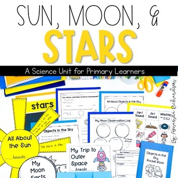 Preview of Sun, Moon, and Stars Unit: Activities for Objects in the Sky!