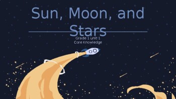 Preview of Sun, Moon and stars - Core knowledge Unit 1 Science