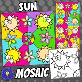 Sun Mosaic Art Project | Summer Collaborative - Radial Symmetry
