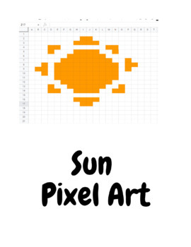 Preview of Sun Pixel Art
