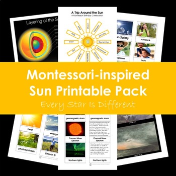 Preview of Sun Printable Pack