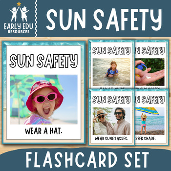 Preview of Sun Safety Flashcards | PreK / Kindergarten
