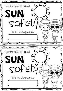 Sun Safety - Mini Book by Miss Leask's Love of Learning | TpT