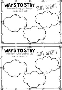 Sun Safety - Mini Book by Miss Leask's Love of Learning | TpT