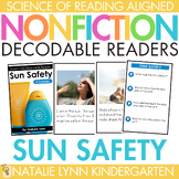 Sun Safety Summer Differentiated Nonfiction Decodable Read