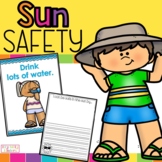 Sun Safety, Summer - posters, emergent reader, writing, printable