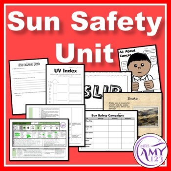 Preview of Sun Safety and Skin Unit- 3 Year Level Planners and Resources-ACARA Aligned