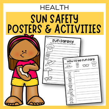 Preview of Sun Safety Worksheets & Posters | Sun Protection | Summer Safety