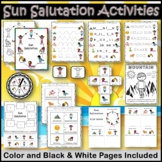 Sun Salutation Kids Yoga Games and Activities Set