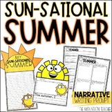 My Summer Writing Prompt with Sun Craft for Summer Bulletin Board