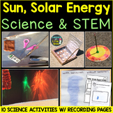 Sun Science Experiments STEM Activities Summer Science Sol