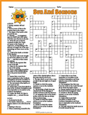 Sun & Seasons Crossword Puzzle Worksheet