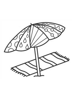 towel coloring pages