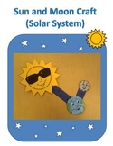 Sun and Moon Craft plus Writing Template (Solar System)