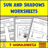 Sun and Shadows Worksheets Practice or Assessment Easel Ready