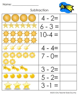 Letter S - Sun and Star Thematic Unit by City Teacher Goes Country