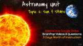 Sun and Stars - Astronomy Unit: Topic 2 *Great for Distanc