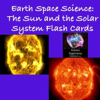 Preview of Sun and the Solar System Flash Cards