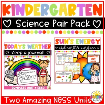 Preview of Sun's Energy and Weather Pair Pack {NGSS aligned}