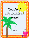SunSational Reader Award {Award for Reading}