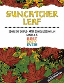 Suncatcher Leaf After School Activity